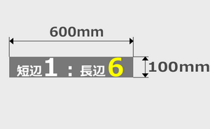100mm×600mm印刷