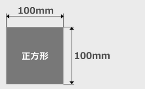 100mm×100mm印刷