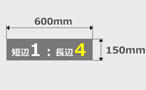 150mm×600mm印刷