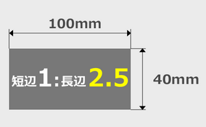 40mm×100mm印刷