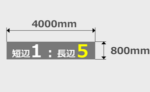 800mm×4000mm印刷